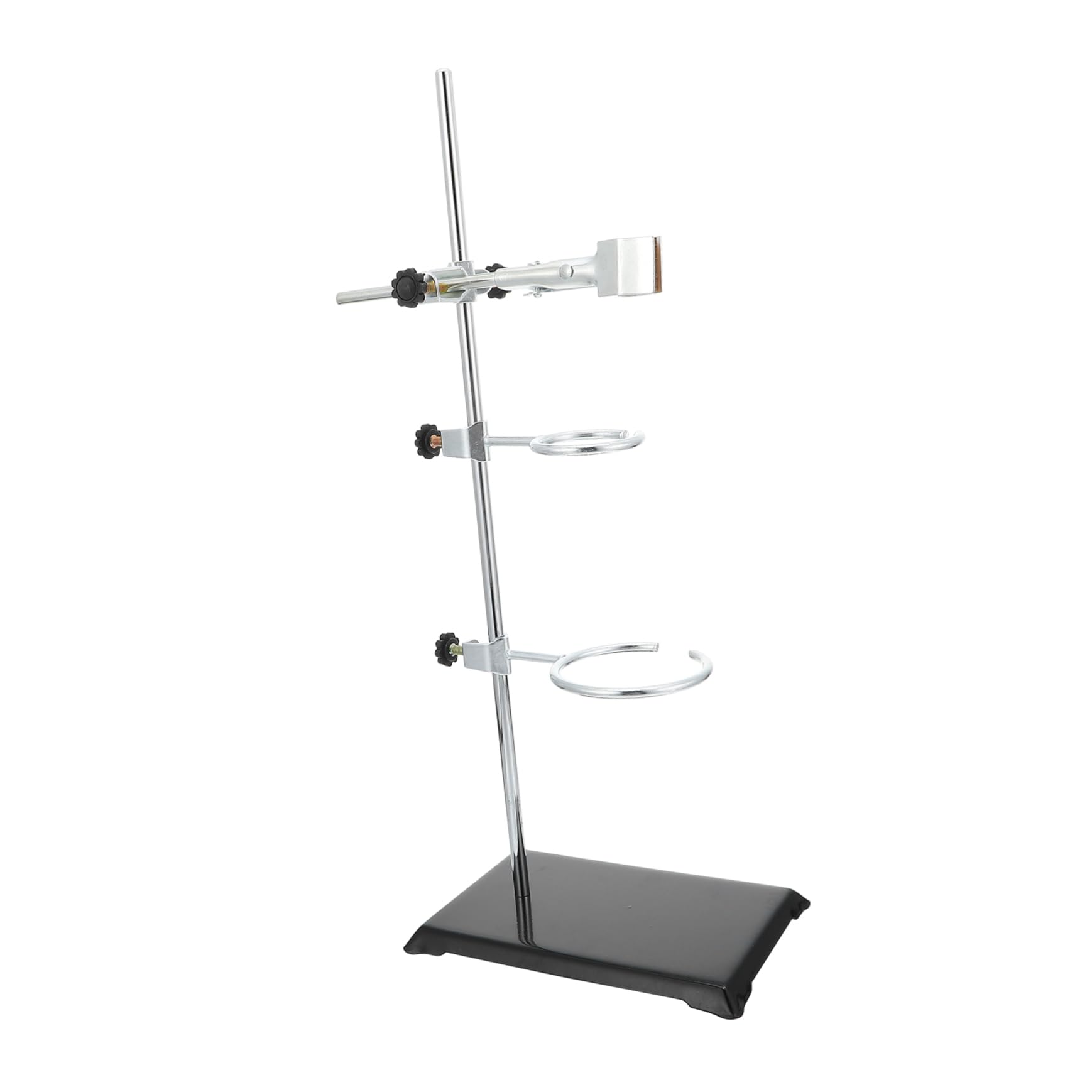 Gatuida Support pour Expérience de Chimie et Physique en Fer de Laboratoire Base Solide et Tige Détachable Équipement Standard pour Usage Scientifique