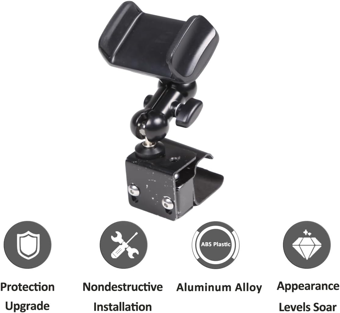 Car Central Control Armrest Car Phone Mount for Jaguar F-Type 2013-2024 Auto Mobile Phone Holder Accessories (Style E)