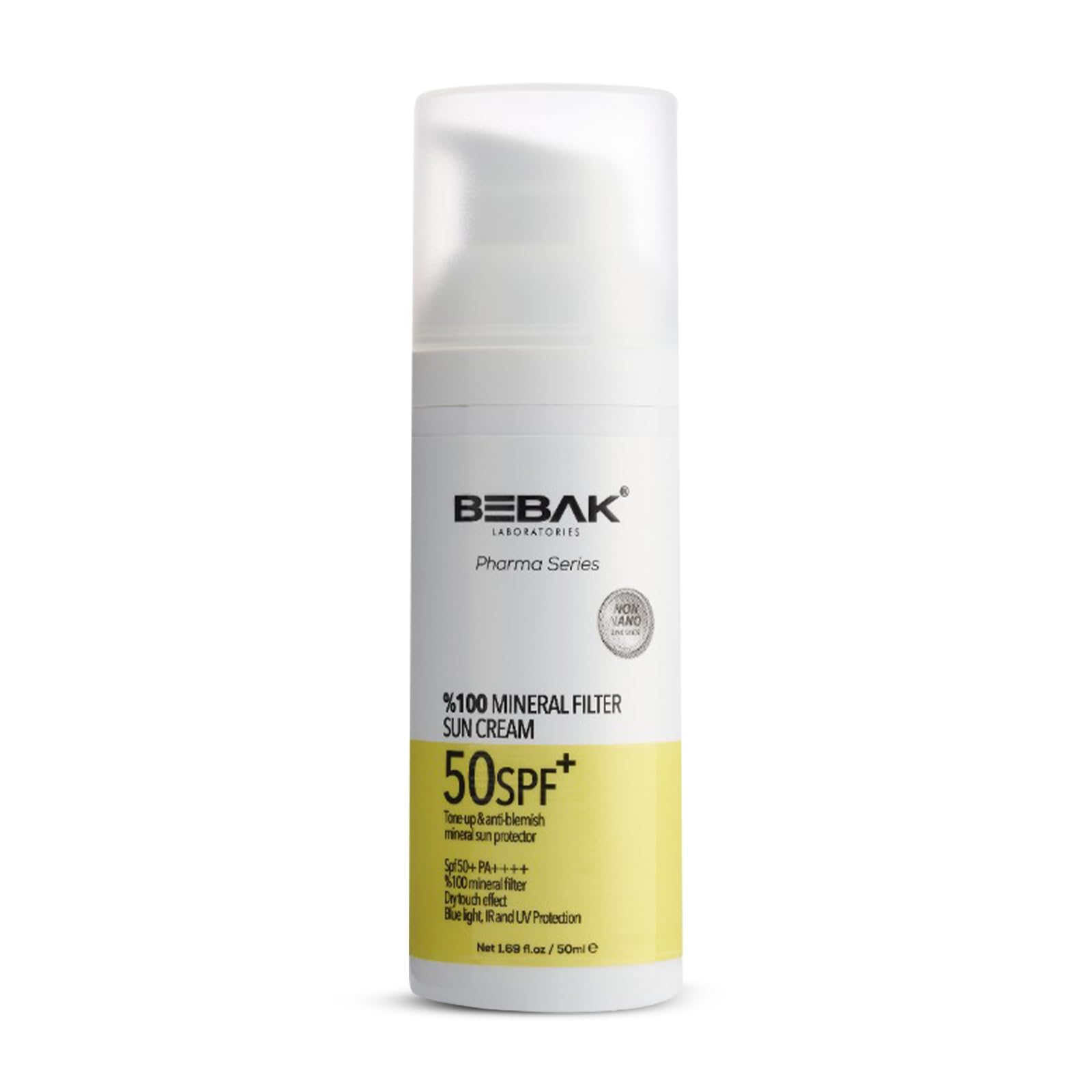 Bebak Pharma Mineral Filter Güneş Kremi 50spf+ 50ml