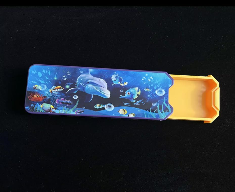 SUMAG Magic Pencil Case Magic Tricks Objects Appearing Vanishing in Box Magic Clos up Illusions Gimmicks Mentalism Props Easy to Do Magic