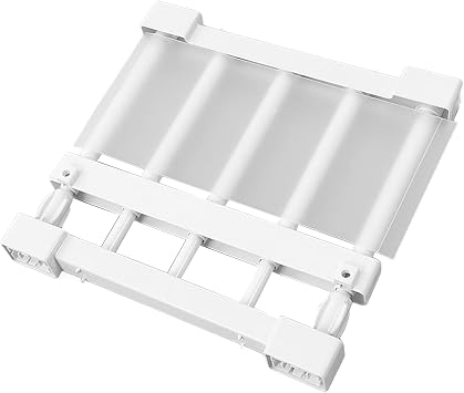 Luqeeg Closet Tension Shelf, Expandable Cabinet Separator Shelf, Divider Storage Rack for Wardrobe Cupboard, Shoe Rack Book Rack Coat Rack Use, for Bookcases, Bathrooms and 2330cm /