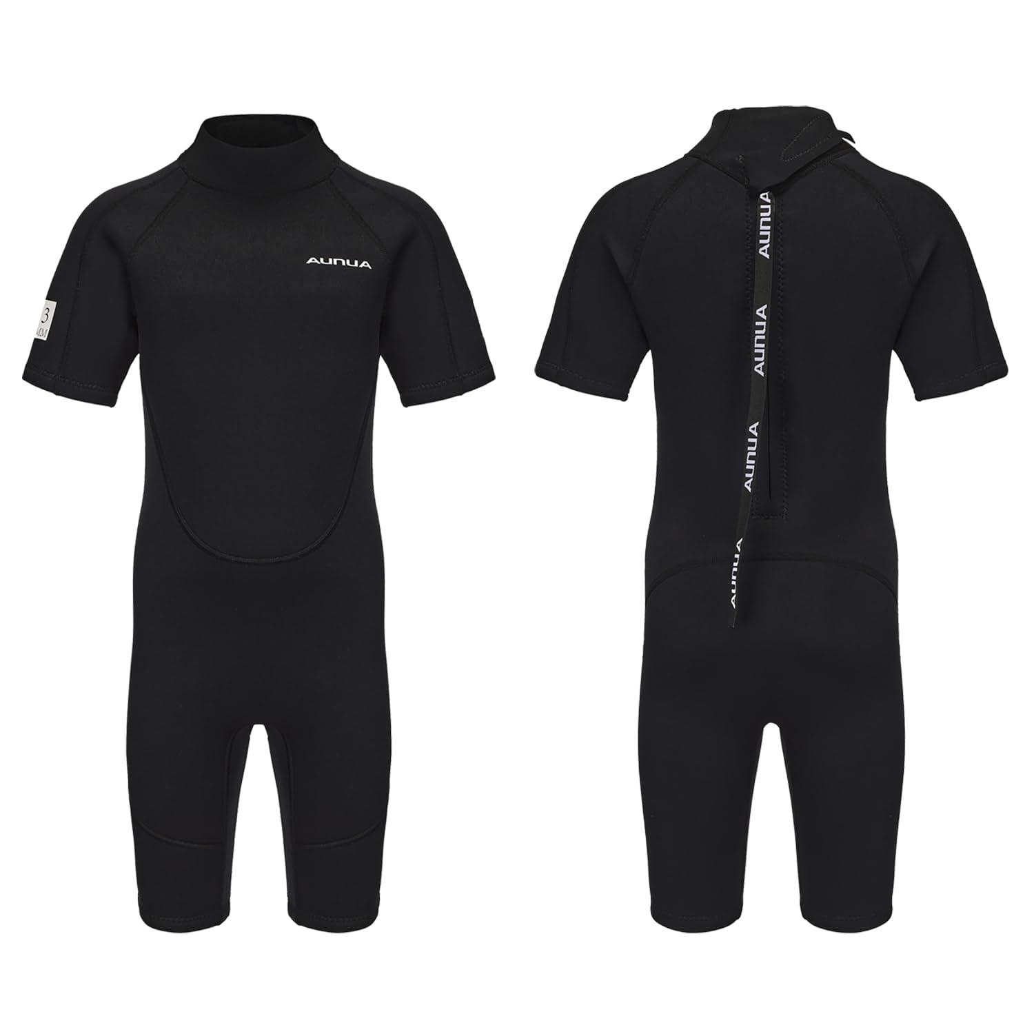 Aunua Kids Wetsuit for Youth Boys Girls, 3/2mm Full Wetsuit & 3mm Shorty Wetsuit for Swimming, Surfing
