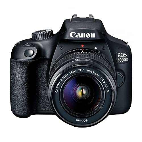 Câmera Fotográfica DSLR EOS 4000D EF-S 18-55 DC III CANON