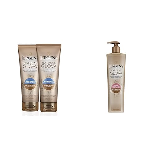 Miniatura 8 de Jergens Loción corporal autobronceadora Natural Glow +FIRMING, tono de piel medio a bronceado y brillo natural, hidratante de bronceado instantáneo
