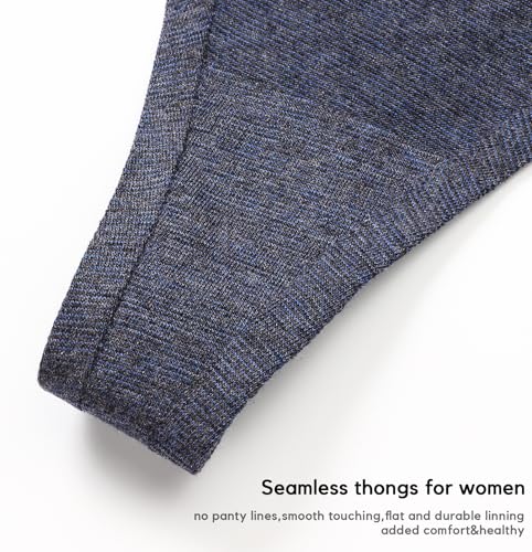 Wealurre Women's Cotton Thong Breathable Panties Low Rise Underwear4