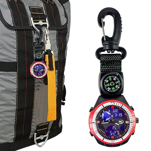 Montre de survie avec alarme pour camping et aventures en pleine nature