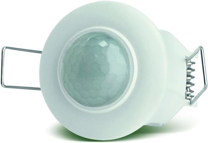 Luceco Guardian Interior Ceiling Lighting, Recessed Day and Night PIR Motion Sensor, 360 Degree, White