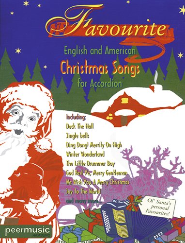 Favourite English and American Christmas Songs for Accordion - Weihnachtslieder (Noten)      Sheet music