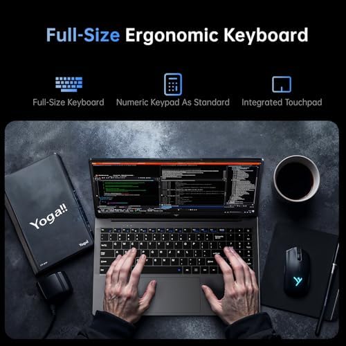 ACEMAGIC Laptop Intel N95 15.6-in 8GB DDR4 256GB SSD Intel Laptops, Windows Laptops Ordinateur-Portable Notebook Computers, Numeric Keypad Win-11 Pro WiFi 5 HDMI Type-C Webcam 3.5mm Audio USB-3.2 — view 8