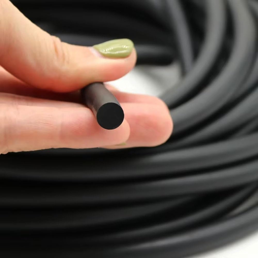 Bande D'étanchéité Ronde NBR Noire Solide, Longueur 2M, Diamètre 1.5mm-10mm, Cordon De Joint En Caoutchouc Nitrile Résistant À L'huile(10mm)