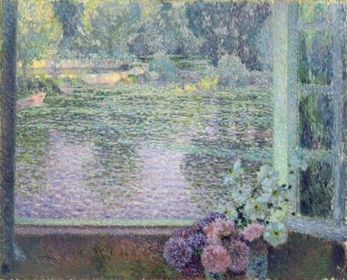 Art Mural une fenêtre sur le fleuve affiche Henri Le Sidaner poster 60x90