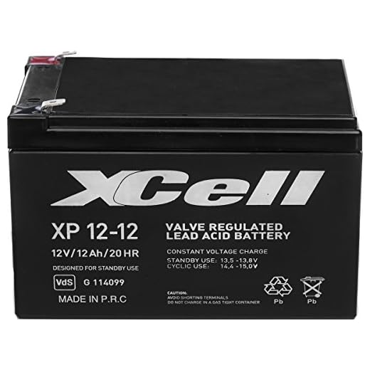 Xcell XP1212 Bleiakku schwarz