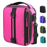 GOWRAPS Expandable Insulated Lunch Bags For Women Kids Men-Leakproof Insulated Lunch Box Bags With S