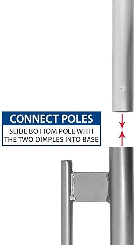 Miniatura 7 de Premium Cell Phone Accessories Windless Flag & 16' Flagpole KitGround