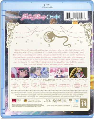 Sailor Moon Crystal Set 2 Standard Blu-ray Combo Pack