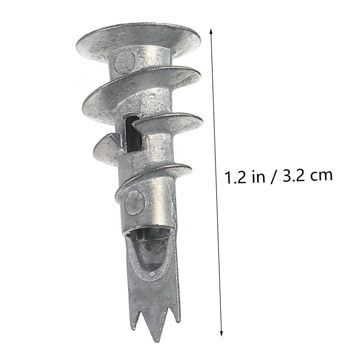 CHILDWEET 200piezas Fijación De Placas De Yeso Tornillos Autoperforantes Tapones Metálicos Tacos Tornillos De Anclaje Para Paredes