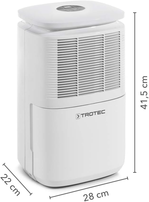 TROTEC TTK 30 E Dehumidifier with dimensions