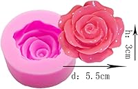 Vista 4 de BeeSpring Flower Bloom Rose Shape Silicone Fondant Soap 3D Cake Molds Cupcake Jelly Candy Chocolate Decoration Baking Tool Moulds