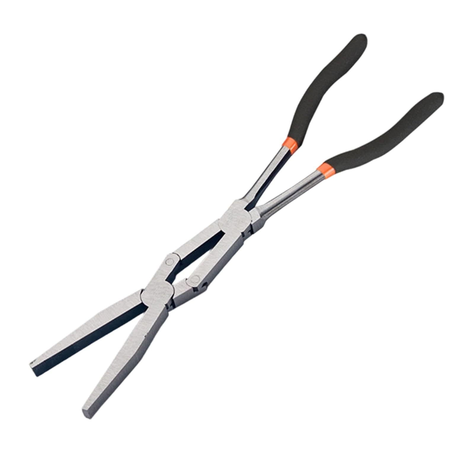 Hdoytxxm Flat Mouth Professional Grades Double Jointed Repair Pliers Featuring Ergonomic Design For Mechanics And Hobbyists In Demanding Setting Multipurpose Use