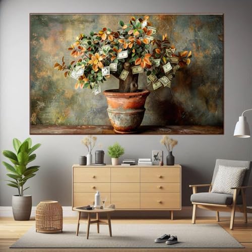 Art bonsaï tableau arbre à argent cadeau idéal décoration XINBAO