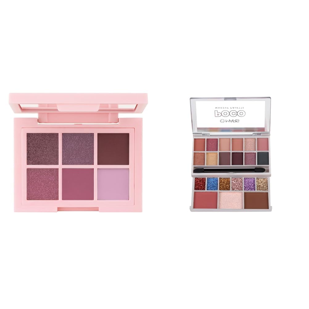 MARS Blooming Matte Shimmer Eyeshadow Palette 4.8gm 02-Dahlia MARS Poco Face Makeup and eyeshadow Palette with Slider Case-image-20