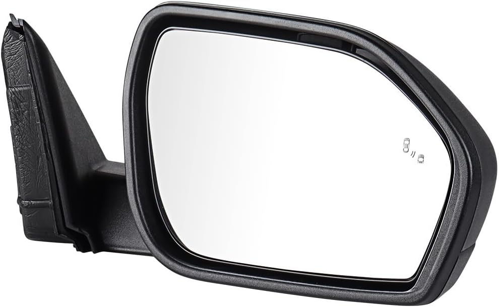 Astra Depot Right Passenger Exterior Power Side Mirror Manual Folding Electric-Adjustment w/Blind Spot 5Pins Matte Black Housing For 2020-2025 Ford Explorer LB5Z17682AA FO1321672