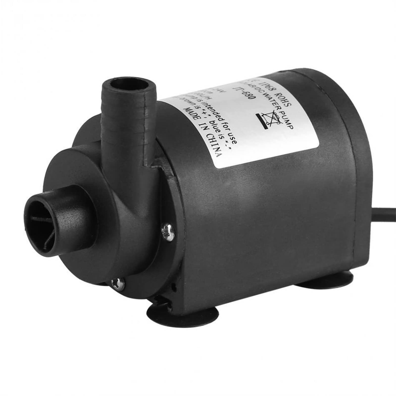Mini Bomba pequeña DC 24V Bomba de circulación de Agua 100 0l/h Bomba de circulación de Agua Caliente Bomba de Agua sin Cepillo