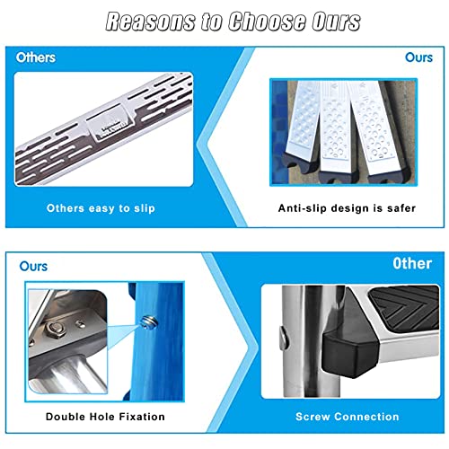 Barandal para piscina acero inoxidable 2 pasos antideslizante miniatura 3