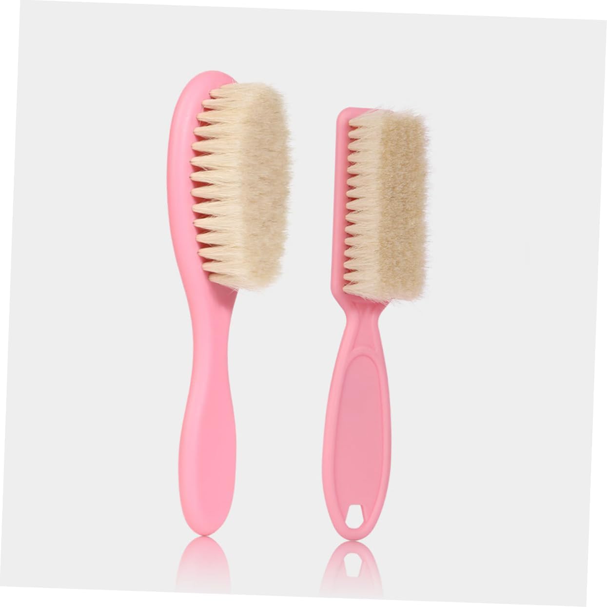 2pcs Baby Scalp Shampoo Brush Wool Plastic Cleaning Brush image 4