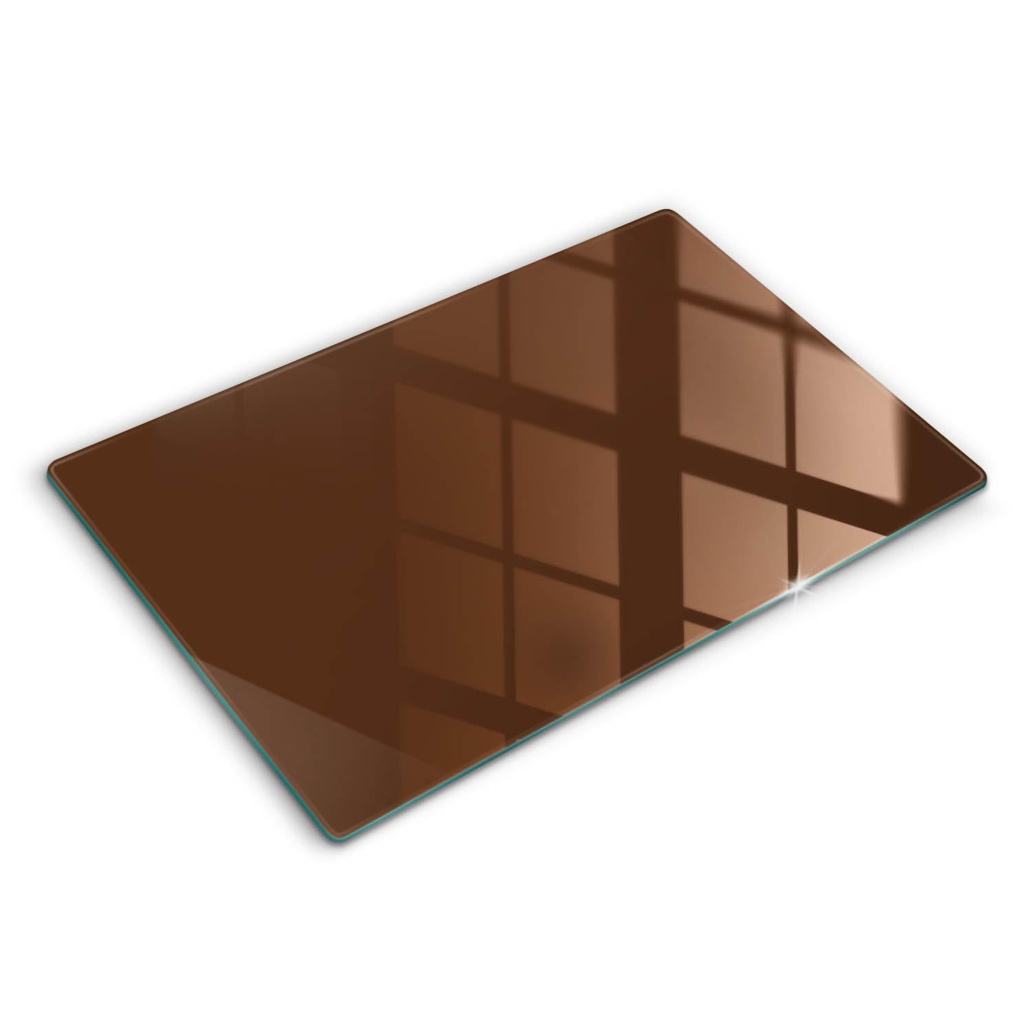 Planche à Découper 80x52cm Wallfluent marron pour protéger la cuisson