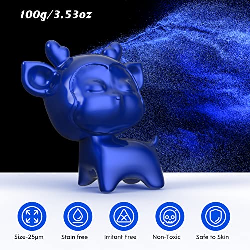 Blue Mica Powder For Epoxy Resin - Jelife 100 Grams Cosmetic Grade Mica Pigment Powder Natural Shimmer Resin Color Dye For Candle, Soap Making, Makeup, Art Crafts, Acrylic Nail, Painting #TOP1