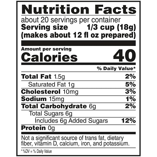 Reddi-wip Sweet Foam Coffee Topper, Made with Nonfat Milk and Cream, Gluten-Free, No Artificial Flavors, 13 oz, 6 Pack