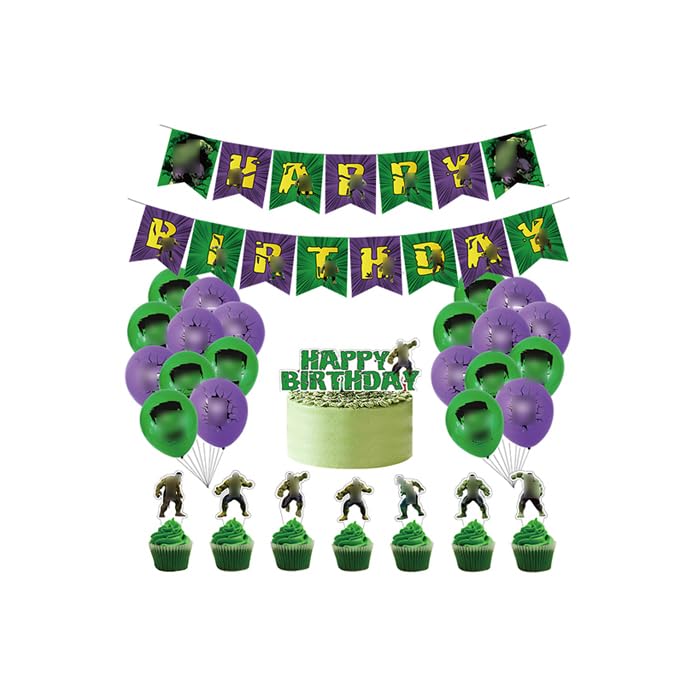 Anniversaire Fête Décorations Decoration Anniversaire Décoration d'Anniversaire Ballons de Baudruche Ballons Anniversaire Déco Gâteau Banderole Joyeux Deco