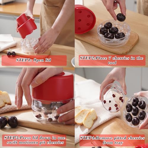 Firjuty CHERRY PITTER TOOL Pitter - Portable Olive And Cherry Pitters Corer Tool thumb #4