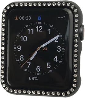 Relógio Smart Reloj Inteligente Capa amortecedora para Smartwatch Capa Protetora Moldura Protetora Preto Liga de Alumínio Série Metal Moldura Protetora Relógios Inteligentes