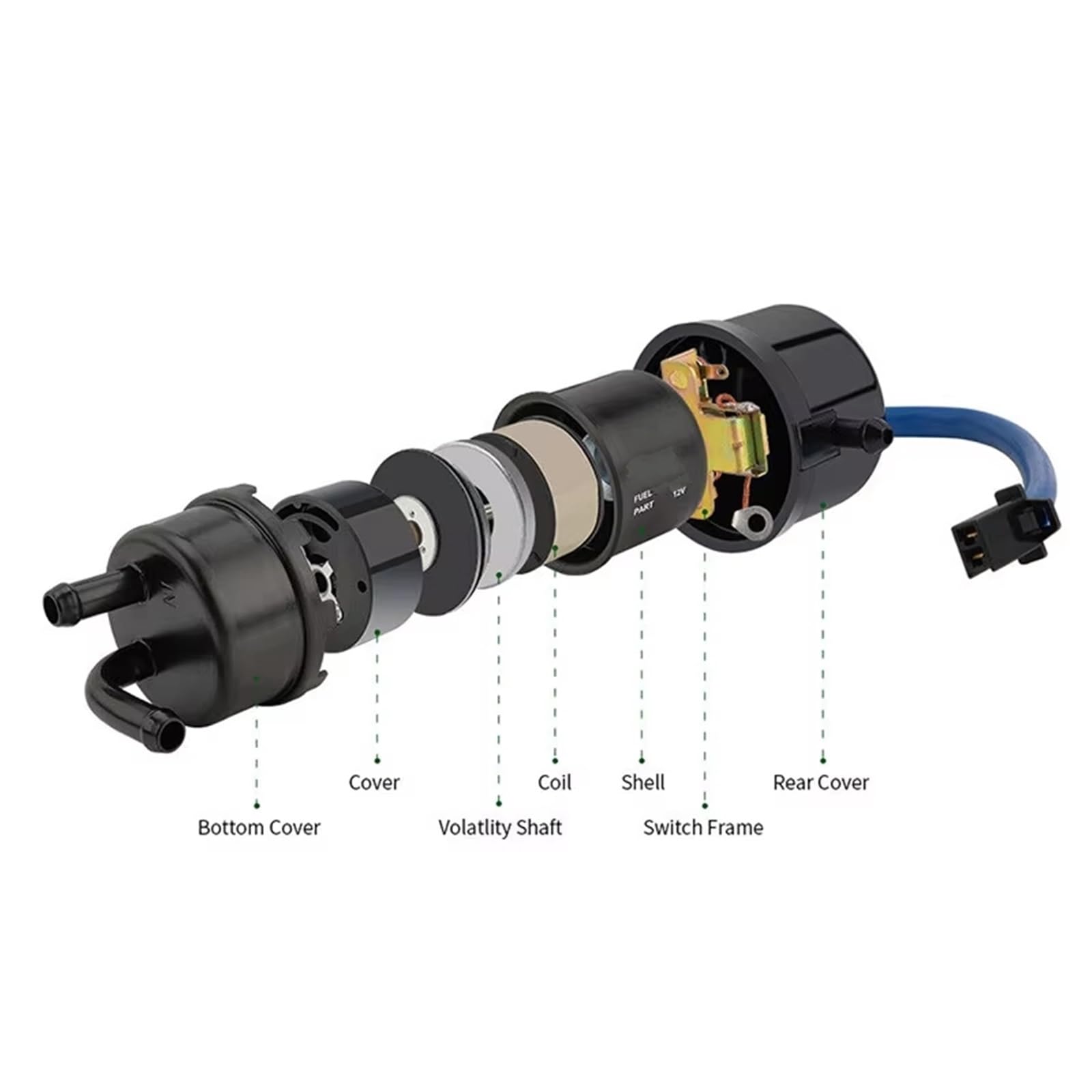 Benzina Pompe Carburante Pompa Carburante Per Moto 8 Mm Per 700 750 800 VT700C 1983-85 VT800C 1986 1987 1988 ACE 750 1998 1999 2000 2001 2002 2003 Moto Pompa Carburante