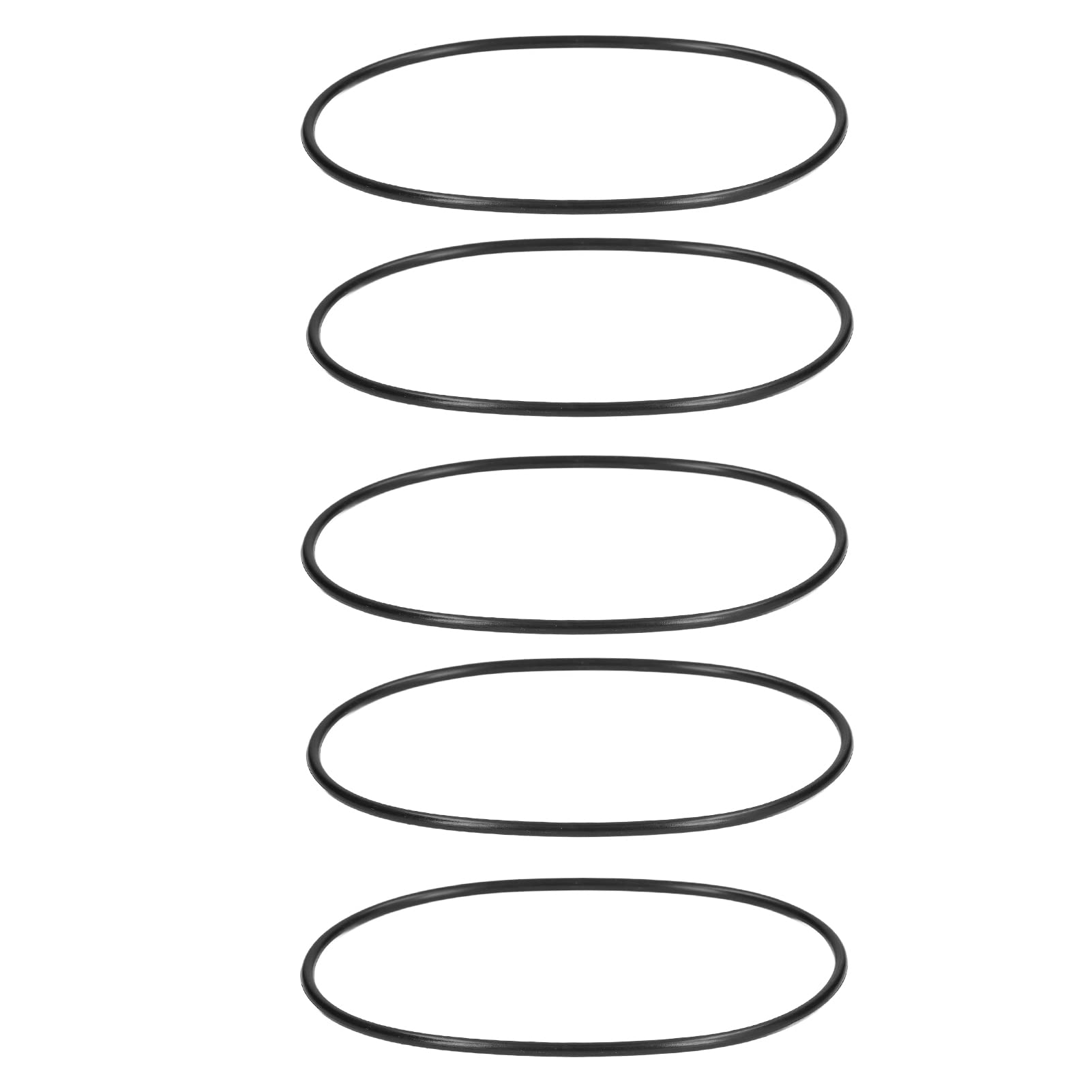 Round Rubber Motor Belt, Transmission Belts Movement 5mm Diameter Good Flexibility for Recorder for Sewing Machine (5405-0005-0494)