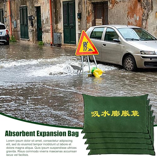 Sac de sable anti-inondation activé par l'eau réutilisable - 5
