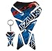 3D HRC Resina Gel Motocicleta cojín del Tanque de la Etiqueta engomada del Emblema de Suzuki GSX SV GSF Bandit DL VL SFV 400 600 650 750 + Keyring Pegatinas