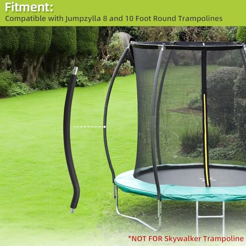 Image of Trampoline Poles Replacement for Skywalker Or Jumpzylla,Galvanized Trampoline Enclosure Pole for Skywalker or Jumpzylla,Replace Parts#4201 4202 4135 OR for Jumpzylla 8ft 10ft&12ft 14ft