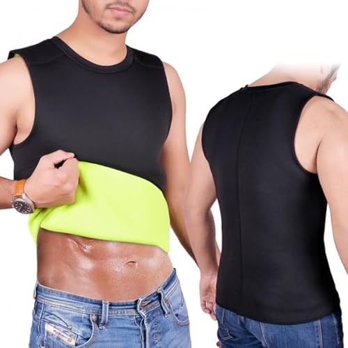 ARD Men’s Body Shaper Sauna Vest Neoprene Tank Top Weight Loss, Burn More Fat and Produce Heat for Workouts Shapewear (XXL)