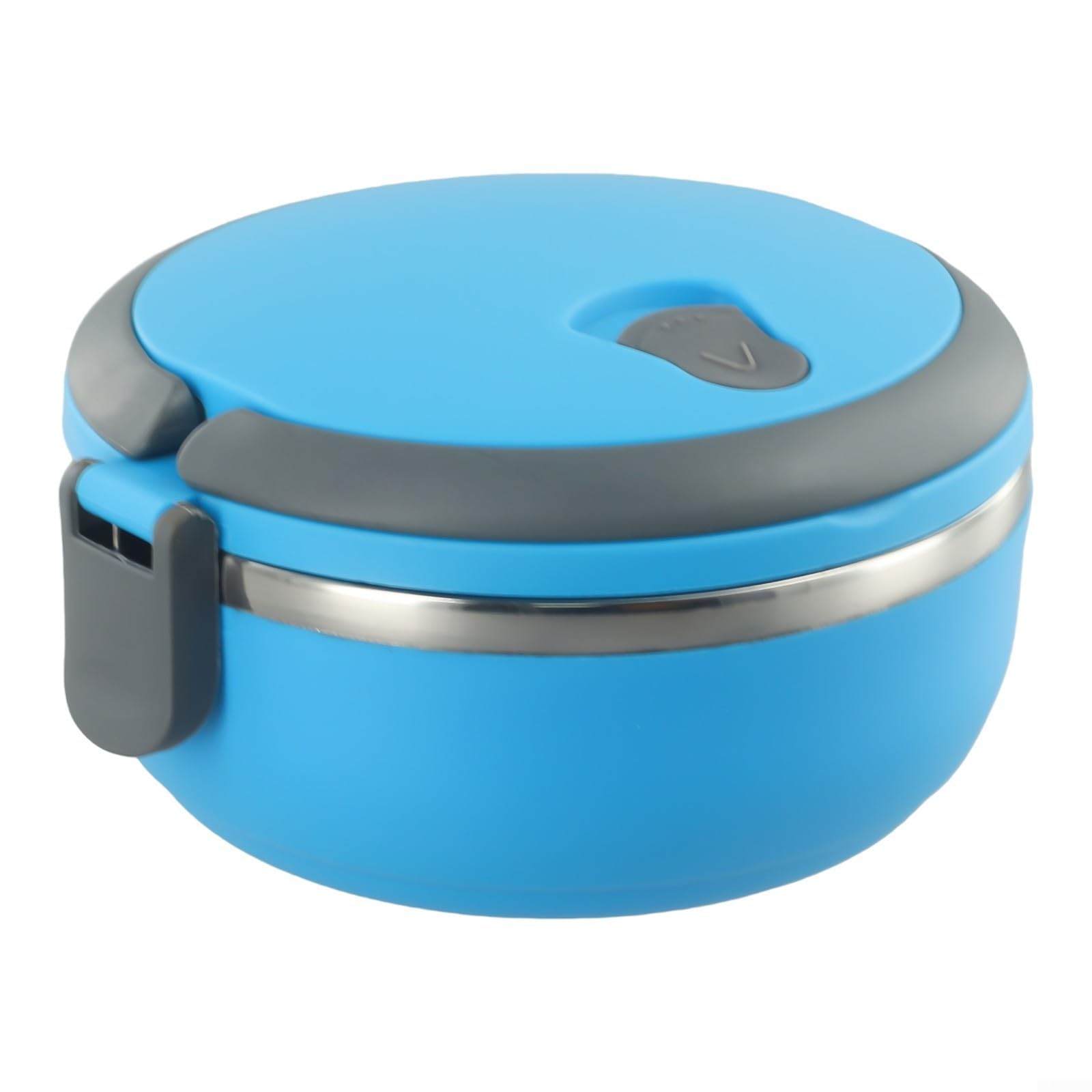 Lonchera de acero inoxidable aislada, contenedor térmico de alimentos de 700 ml con exterior de polipropileno y acero inoxidable 304, ideal para oficina y viajes