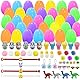 48-teiliges Ostereier-Jagd-Set, Jsdoin Kinder-Überraschungsei mit originellem Spielzeug, bunte Eier, Blindbox, Spielzeug für Ostern, Partygeschenke, Ostergeschenke für Kinder, Korbfüller, Füller