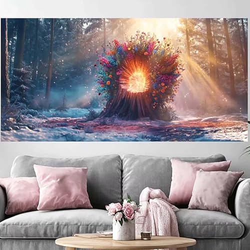 Grand Diamond Painting 80x240cm de Qualité Supérieure | Broderie 5D Nouveau Modèle 2026
