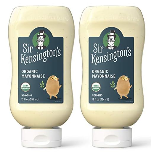 Sir Kensington's Mayonnaise, Organic, 12 Ounce (2 Pack)