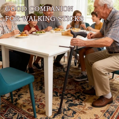 SFFTCYY&ZGTJ Walking Cane Holder for Table,Crutches Accessories,Walking Cane Accessories,Cane Handle Cushion,Cane Stand Holder,Stick Holder,for Mobility Scooter,Stander Walker Accessories