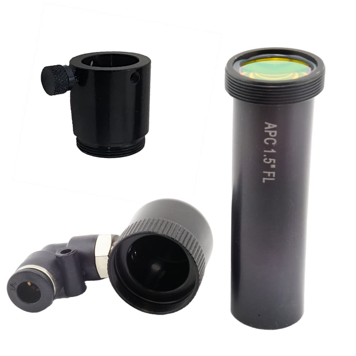 American Photonics Co2 Laser Lens Tubes with 20mm Diameter ZnSe Focus Lens Boss (1.5