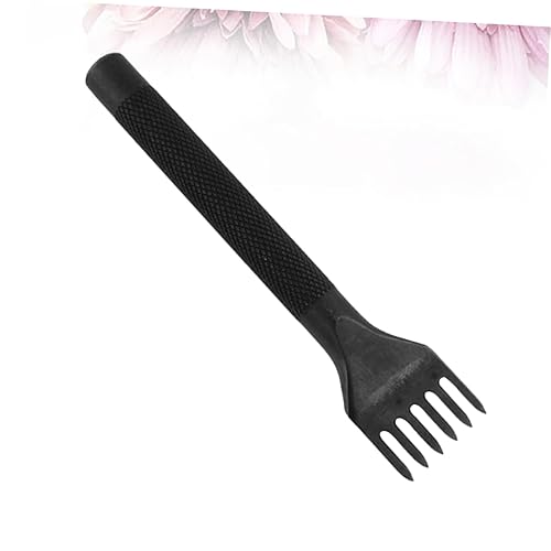 Miniatura 6 de COHEALI Juego de punzones de cuero, perforador de cuero, herramienta perforadora de agujero de cinturón para hacer agujeros de cinturón, herramienta