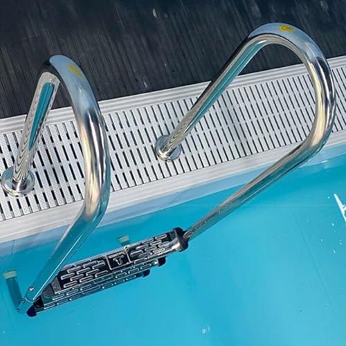 Escalera de piscina de acero inoxidable 3 peldaños miniatura 6