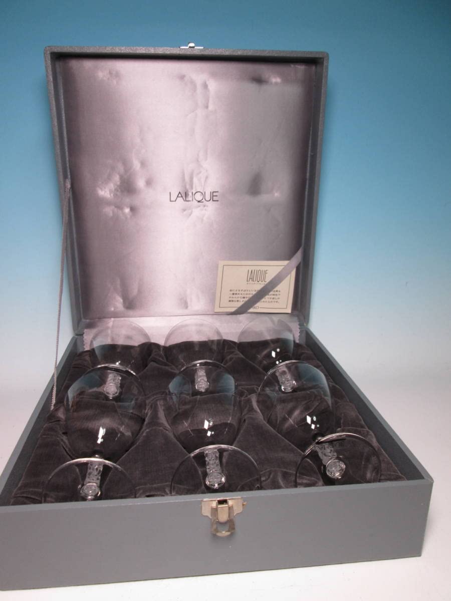 Amazon | LALIQUE Crystal ゲブヴィレール ワイングラス 6客 12